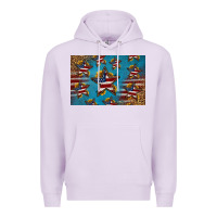 4th Of July Stars Skinny Metal Can Holder Premium Hoodie | Teevron