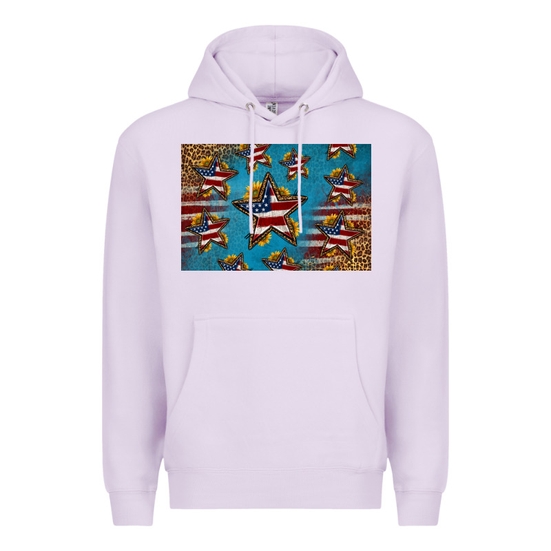4th Of July Stars Skinny Metal Can Holder Premium Hoodie by HRA Design Shop | Teevron