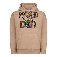 Pigment Burro proud autism dad Urban Hoodie - SublimationCraftShop