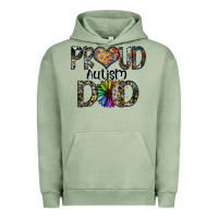 Pigment Oil Green proud autism dad Urban Hoodie - SublimationCraftShop
