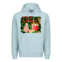 Blue Mist tis the season Premium Hoodie - FaDigitalArtStudio