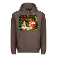 Coffee tis the season Premium Hoodie - FaDigitalArtStudio