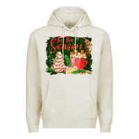 Oatmeal Heather tis the season Premium Hoodie - FaDigitalArtStudio