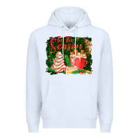 White tis the season Premium Hoodie - FaDigitalArtStudio