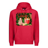 Cardinal tis the season Premium Hoodie - FaDigitalArtStudio