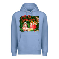 Colony Blue tis the season Premium Hoodie - FaDigitalArtStudio