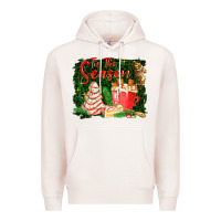 Pale Pink tis the season Premium Hoodie - FaDigitalArtStudio