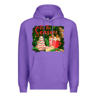Purple tis the season Premium Hoodie - FaDigitalArtStudio
