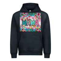 Navy Easter Mama Leopard tumbler Easter Day Urban Hoodie - Neo Western