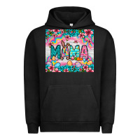 Pigment Black Easter Mama Leopard tumbler Easter Day Urban Hoodie - Neo Western