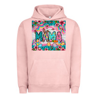 Pigment Salmon Easter Mama Leopard tumbler Easter Day Urban Hoodie - Neo Western