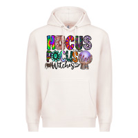 Pale Pink hocus pocus witches Premium Hoodie - CowhideDigitalArt