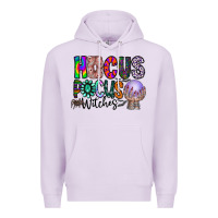 Lilac hocus pocus witches Premium Hoodie - CowhideDigitalArt