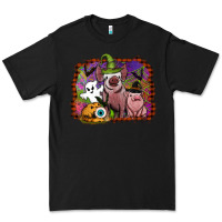 Black halloween pigs Premium Tee - SublimationCraftShop