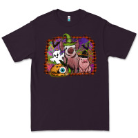 Plum halloween pigs Premium Tee - SublimationCraftShop