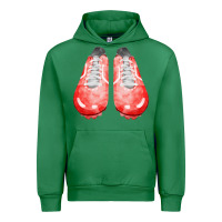 Emerald red cleats fa element 2 Urban Hoodie - FaDigitalArtStudio