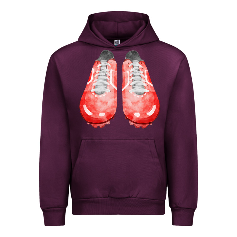 Red Cleats Fa Element 2 Urban Hoodie by FaDigitalArtStudio | Teevron