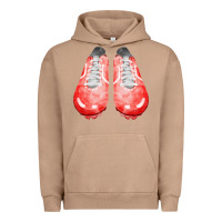 Pigment Burro red cleats fa element 2 Urban Hoodie - FaDigitalArtStudio