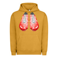 Pigment Peanut Butter red cleats fa element 2 Urban Hoodie - FaDigitalArtStudio