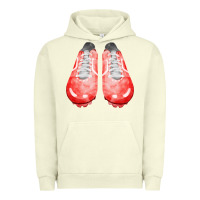 Pigment Pistachio red cleats fa element 2 Urban Hoodie - FaDigitalArtStudio