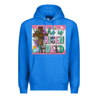 True Royal he is risen indeed tumbler Premium Hoodie - Neo Western