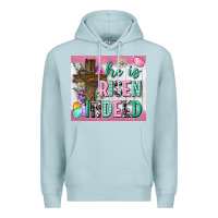 Blue Mist he is risen indeed tumbler Premium Hoodie - Neo Western