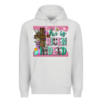 Dove Grey he is risen indeed tumbler Premium Hoodie - Neo Western