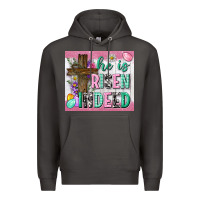 Smoke he is risen indeed tumbler Premium Hoodie - Neo Western