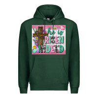 Sports Green he is risen indeed tumbler Premium Hoodie - Neo Western