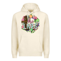 Tofu He lives Easter with flowers Premium Hoodie - Neo Western