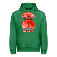 Emerald red leg guard fa element Urban Hoodie - FaDigitalArtStudio