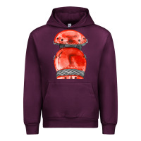 Mauve Wine red leg guard fa element Urban Hoodie - FaDigitalArtStudio