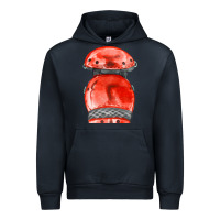 Navy red leg guard fa element Urban Hoodie - FaDigitalArtStudio