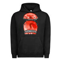 Pigment Black red leg guard fa element Urban Hoodie - FaDigitalArtStudio
