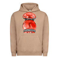 Pigment Burro red leg guard fa element Urban Hoodie - FaDigitalArtStudio