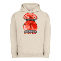 Pigment French Oak red leg guard fa element Urban Hoodie - FaDigitalArtStudio