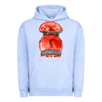 Pigment Grape Ice red leg guard fa element Urban Hoodie - FaDigitalArtStudio