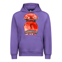 Tulip red leg guard fa element Urban Hoodie - FaDigitalArtStudio