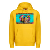 Lemon hippie van floral skinny metal can holder Premium Hoodie - HRA Design Shop