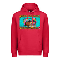Cardinal hippie van floral skinny metal can holder Premium Hoodie - HRA Design Shop