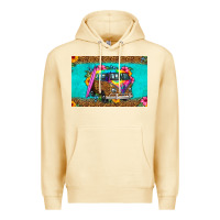 Pina Colada hippie van floral skinny metal can holder Premium Hoodie - HRA Design Shop