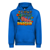 Cobalt rawr means grateful in dinosaur Urban Hoodie - CowhideDigitalArt