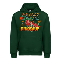 Forest Green rawr means grateful in dinosaur Urban Hoodie - CowhideDigitalArt