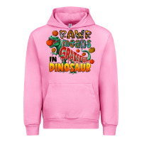 Fuchsia Pink rawr means grateful in dinosaur Urban Hoodie - CowhideDigitalArt