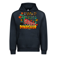 Navy rawr means grateful in dinosaur Urban Hoodie - CowhideDigitalArt