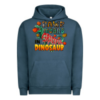 Pigment Midnight Navy rawr means grateful in dinosaur Urban Hoodie - CowhideDigitalArt