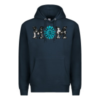 Navy cowhide with gemstone Premium Hoodie - RanaPortraitStore