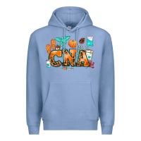 Colony Blue cna Premium Hoodie - AdoDesignShop
