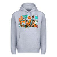 Heather Grey cna Premium Hoodie - AdoDesignShop