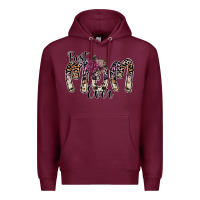 Burgundy best mom ever Premium Hoodie - SublimationCraftShop